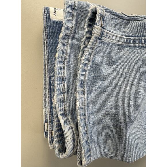 Abercrombie & Fitch Womens The 90s Straight Ultra High Rise 32 Long Medium Wash - Picture 14 of 16